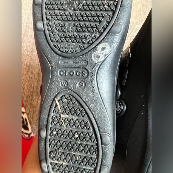 Crocs at Work Women's Mercy Work Clog Size W9 Embroidered Flowers - Picture 4 of 12